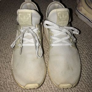 Triple white Adidas Nmds